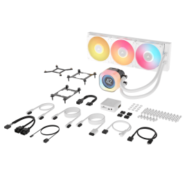 Corsair iCUE LINK TITAN 360 RX LCD Liquid CPU Cooler - White