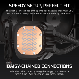 Corsair NAUTILUS 360 RS LCD Liquid CPU Cooler - Black Corsair NAUTILUS 360 RS LCD Liquid CPU Cooler - Black
