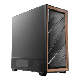 Antec FLUX SE E-ATX | ATX | Micro-ATX | ITX Mid-Tower Gaming Chassis Wood Front Panel- Black Antec FLUX SE E-ATX | ATX | Micro-ATX | ITX Mid-Tower Gaming Chassis Wood Front Panel- Black