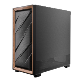 Antec FLUX SE E-ATX | ATX | Micro-ATX | ITX Mid-Tower Gaming Chassis Wood Front Panel- Black Antec FLUX SE E-ATX | ATX | Micro-ATX | ITX Mid-Tower Gaming Chassis Wood Front Panel- Black