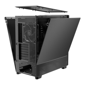 Antec FLUX SE E-ATX | ATX | Micro-ATX | ITX Mid-Tower Gaming Chassis Wood Front Panel- Black Antec FLUX SE E-ATX | ATX | Micro-ATX | ITX Mid-Tower Gaming Chassis Wood Front Panel- Black