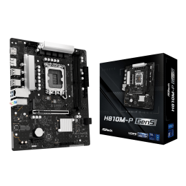ASROCK H810M-P Gen 5 Intel LGA 1851 M-ATX Motherboard ASROCK H810M-P Gen 5 Intel LGA 1851 M-ATX Motherboard