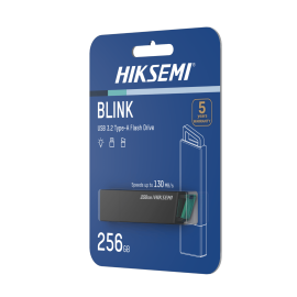 Hiksemi Blink 256GB USB3.2 Flash Drive - Black Hiksemi Blink 256GB USB3.2 Flash Drive - Black