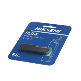 Hiksemi Blink 64GB USB3.2 Flash Drive - Black Hiksemi Blink 64GB USB3.2 Flash Drive - Black