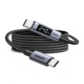 UGREEN 240W USB Type-C Cable with LED Display 1M UGREEN 240W USB Type-C Cable with LED Display 1M