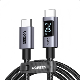 UGREEN 240W USB Type-C Cable with LED Display 1M UGREEN 240W USB Type-C Cable with LED Display 1M