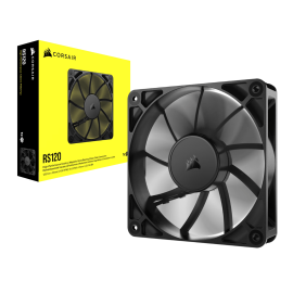 Corsair RS120 120mm PWM Fan - Black Corsair RS120 120mm PWM Fan - Black