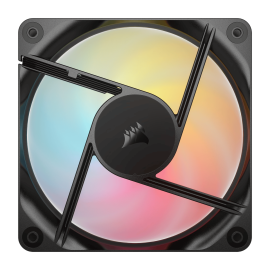 Corsair RS120-R ARGB 120mm PWM Reverse Fans Triple Pack - Black Corsair RS120-R ARGB 120mm PWM Reverse Fans Triple Pack - Black