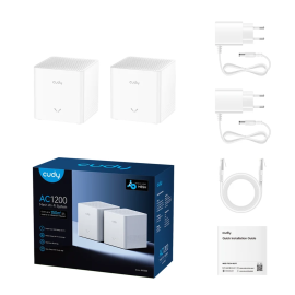 CUDY AC1200 Mesh Wi-fi system - 2 Pack CUDY AC1200 Mesh Wi-fi system - 2 Pack